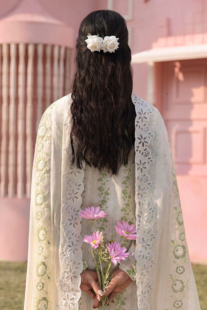 GREEN TRELLIS-3PC PRINTED LAWN SUIT - Image 7