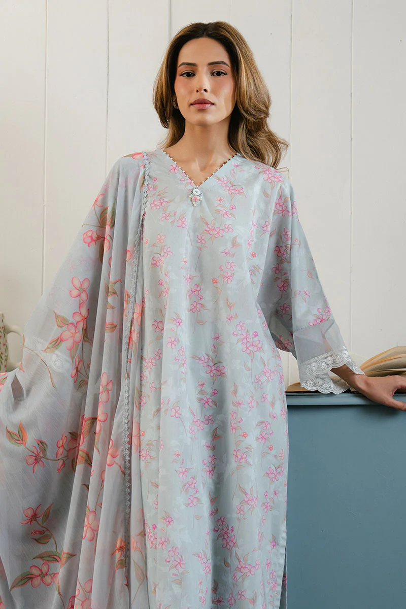 ICE DREAM-3 PC PRINTED LAWN SUIT - Image 5