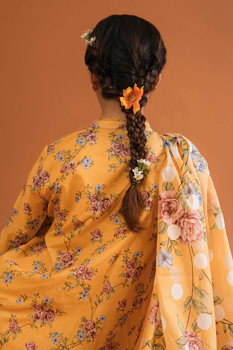IRIS JOY-3PC PRINTED LAWN SUIT - Image 6