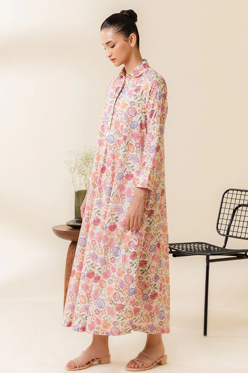 IVORY BLISS-2 PIECE PRINTED LAWN SUIT - Image 6