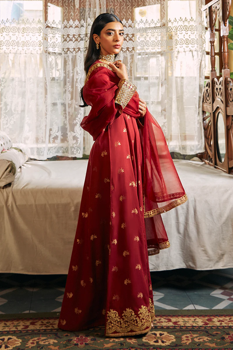 JASHAN E BAHARAN -2 PIECE JACQUARD EMBROIDERED SUIT - Image 5