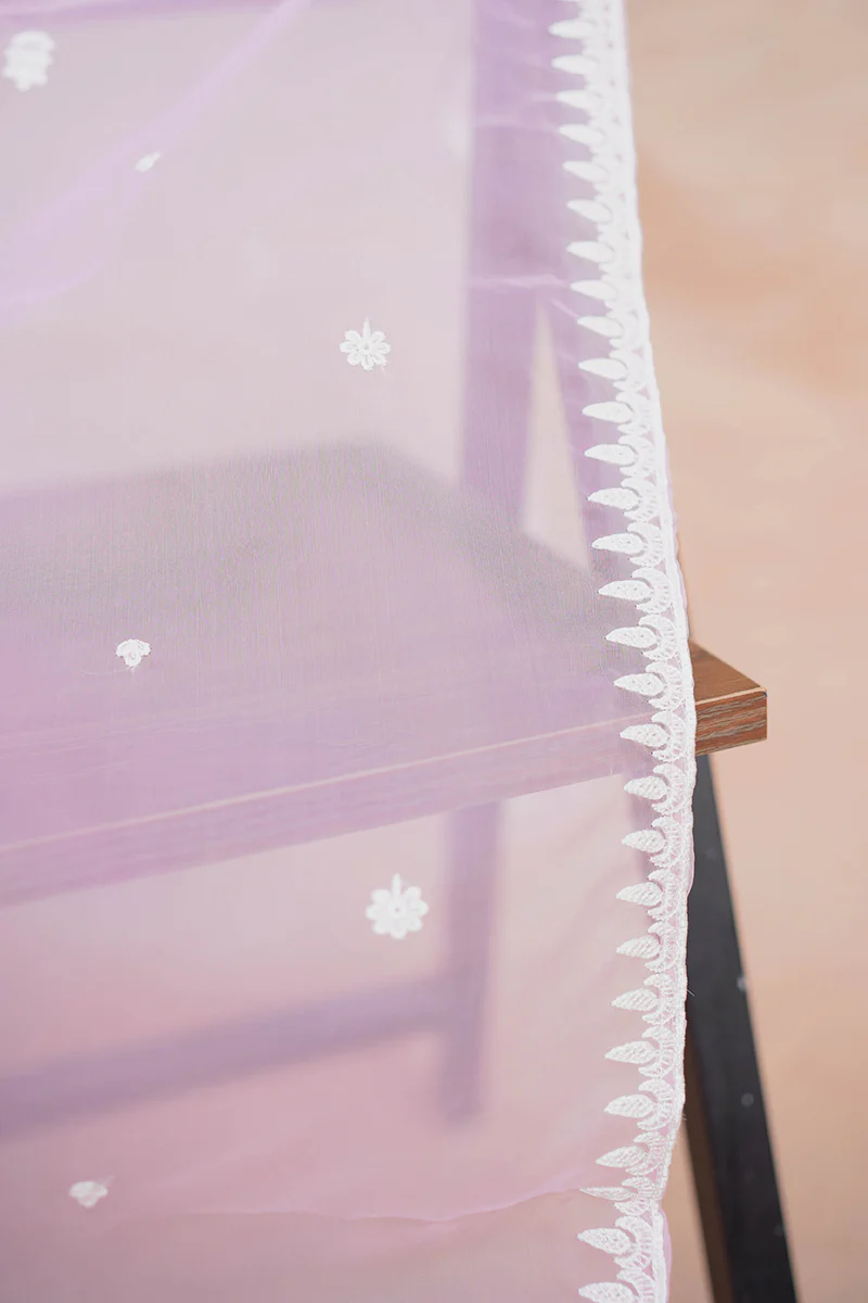 LAVENDER GLEAM DUPATTA - Image 3