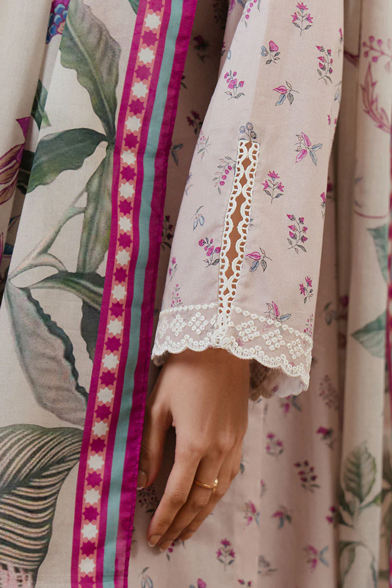 LILAC HORIZON-3 PC PRINTED LAWN SUIT - Image 2