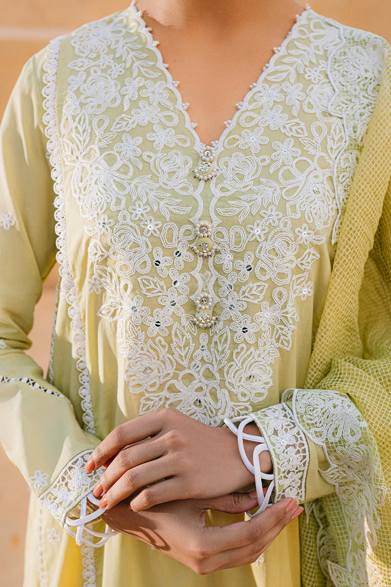 LIME WHISPER-2 PC (SHIRT & DUPATTA) - Image 2