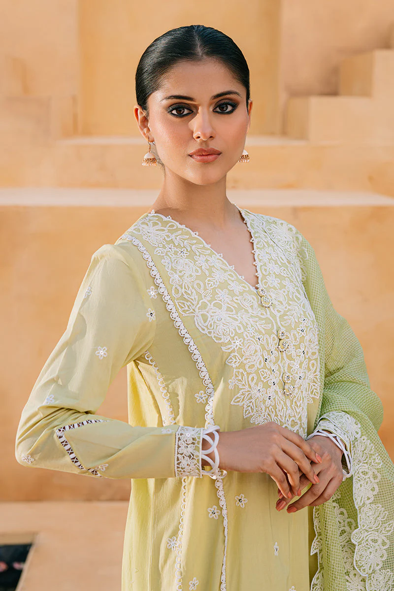 LIME WHISPER-2 PC (SHIRT & DUPATTA) - Image 4