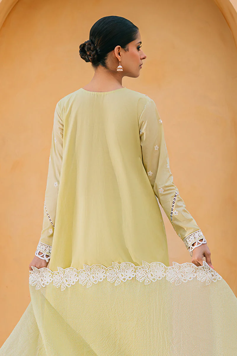 LIME WHISPER-2 PC (SHIRT & DUPATTA) - Image 6
