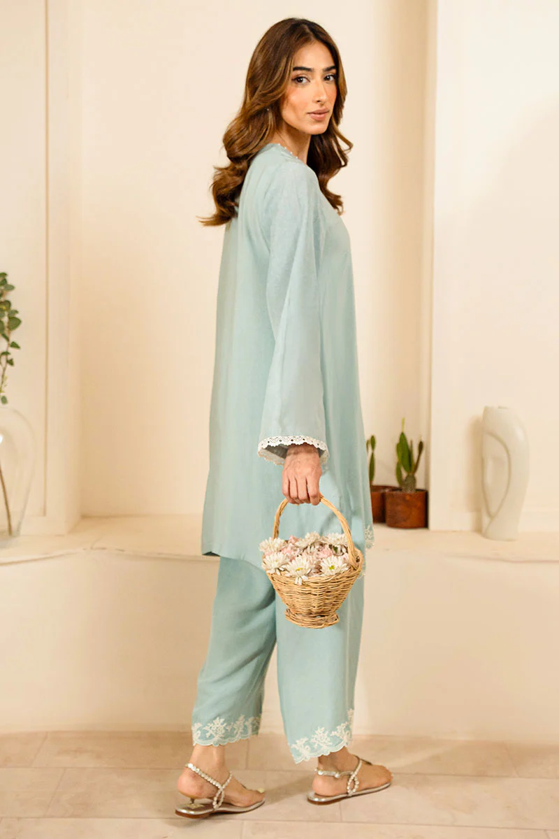 LUNAR BLUE-2PC (SHIRT & TROUSER) - Image 6
