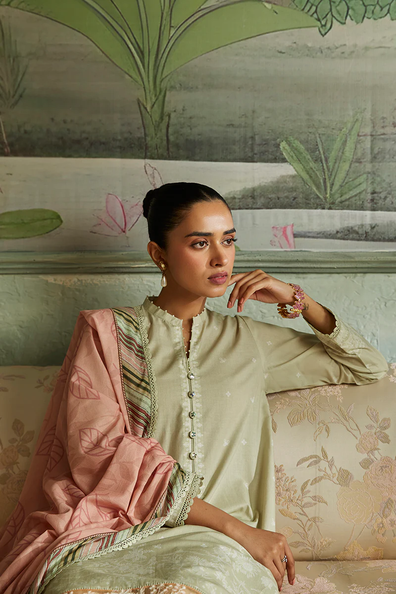 LUSH GRUN-3PC CAMBRIC SUIT - Image 3