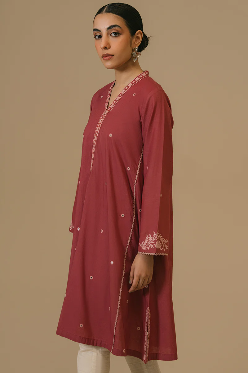 MAUVEWOOD-LAWN EMBROIDERED SHIRT - Image 4
