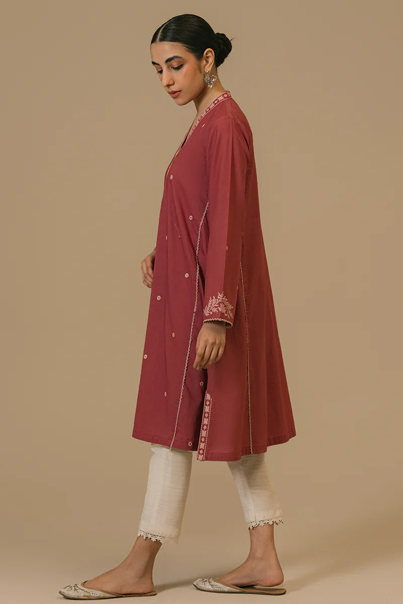 MAUVEWOOD-LAWN EMBROIDERED SHIRT - Image 5