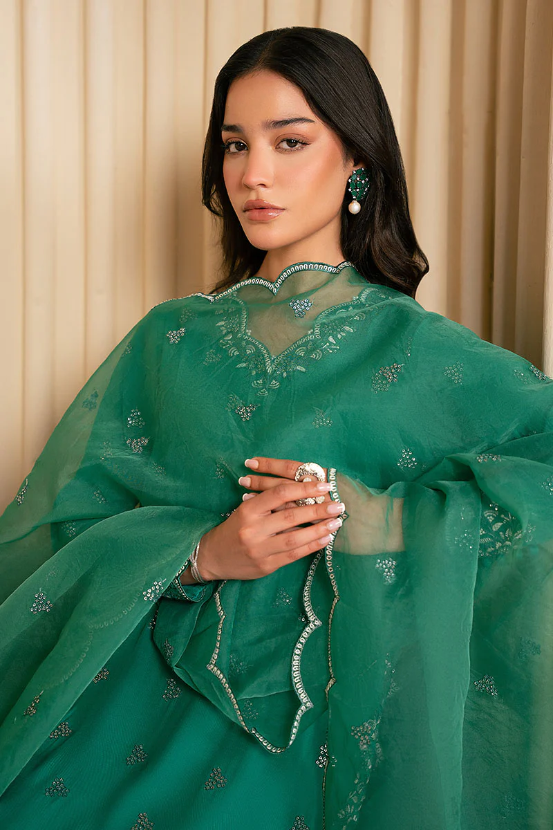 MEADOW FUSION-3PC (SHIRT, TROUSER & DUPATTA) - Image 4