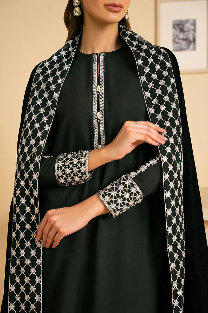 MIDNIGHT MIRAGE-2PC (SHIRT & DUPATTA) - Image 3