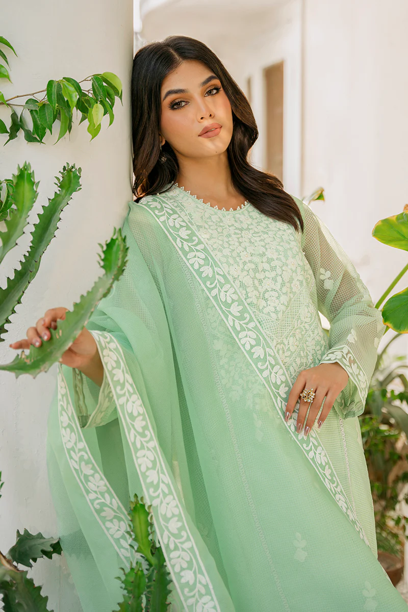 MINT LEAF-2PC (SHIRT & DUPATTA) - Image 4