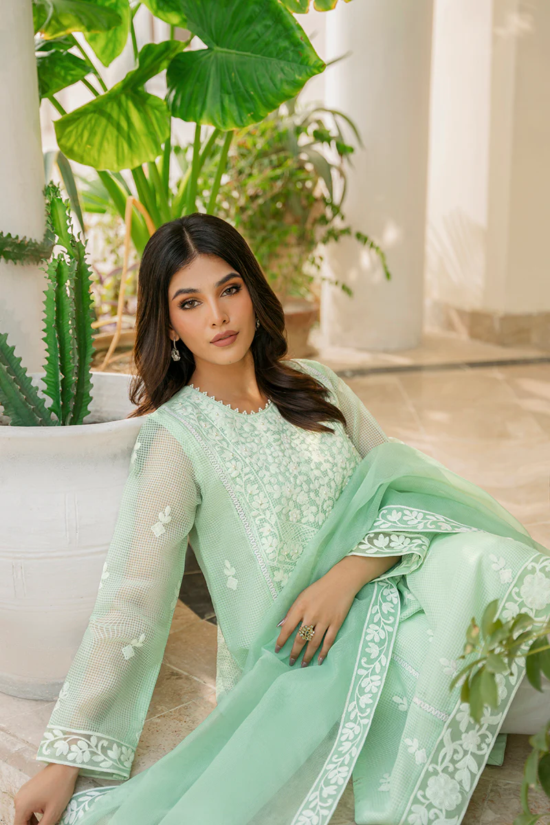 MINT LEAF-2PC (SHIRT & DUPATTA) - Image 6