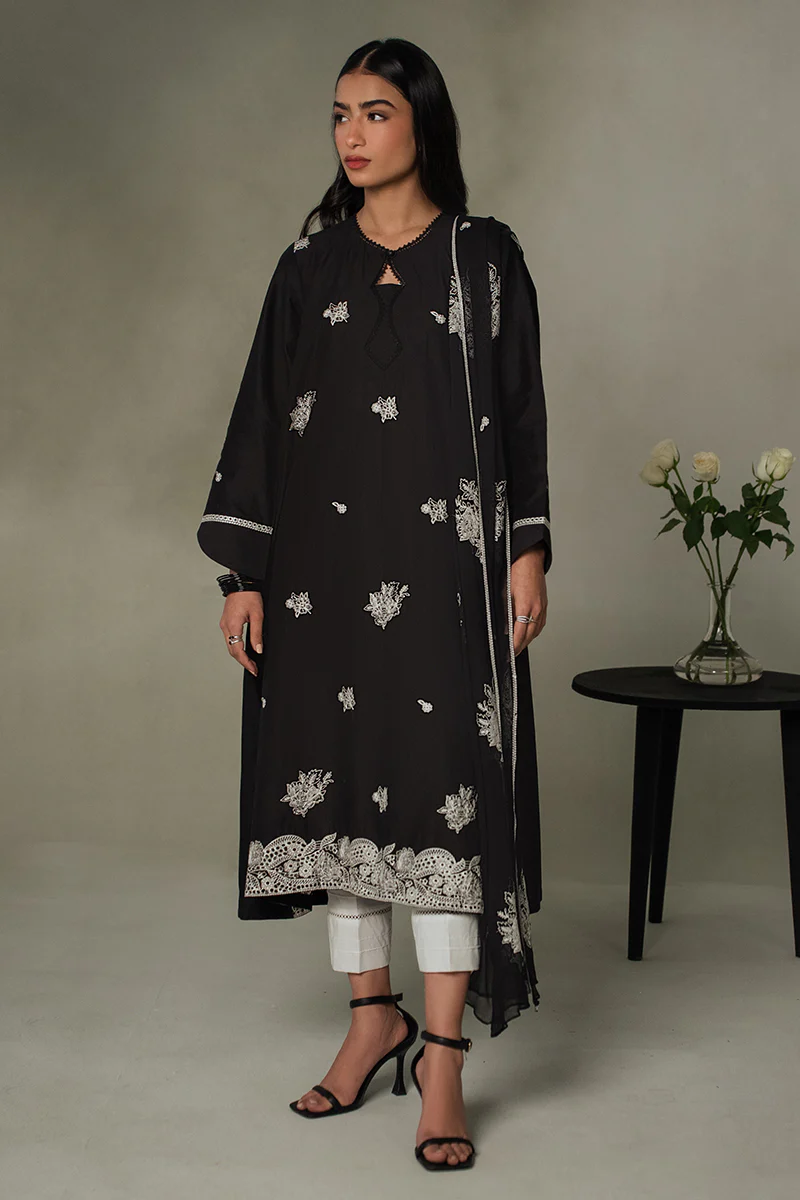 MONOCHROMATIC-2 PIECE (SHIRT & DUPATTA) - Image 6