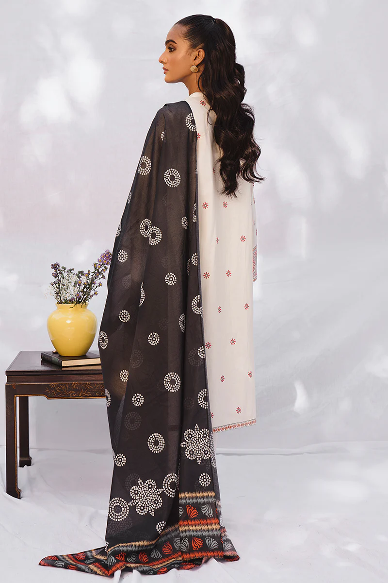 MOON RAY-3PC PRINTED LAWN SUIT - Image 3