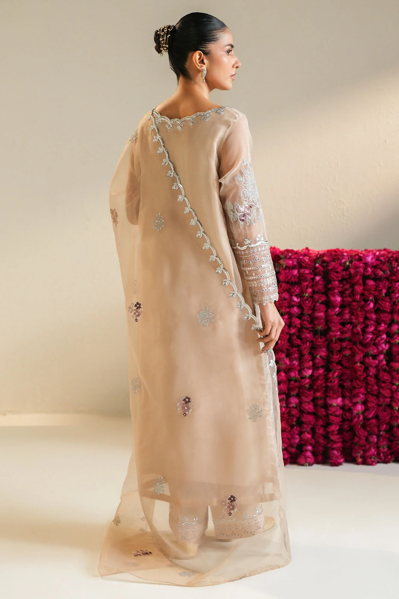 MOONLIT DUNE-3PC (SHIRT, TROUSER & DUPATTA) - Image 7