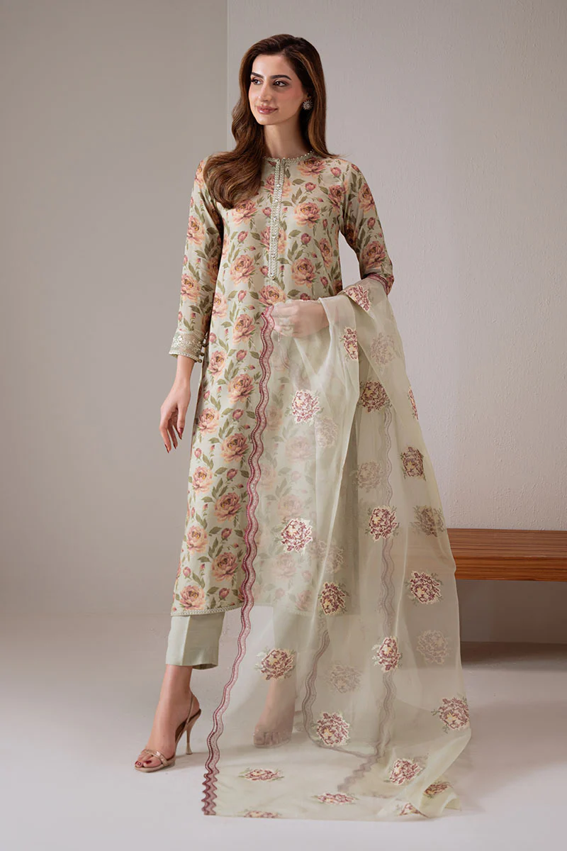 MOSS GLOW-2 PC (SHIRT & DUPATTA) - Image 2