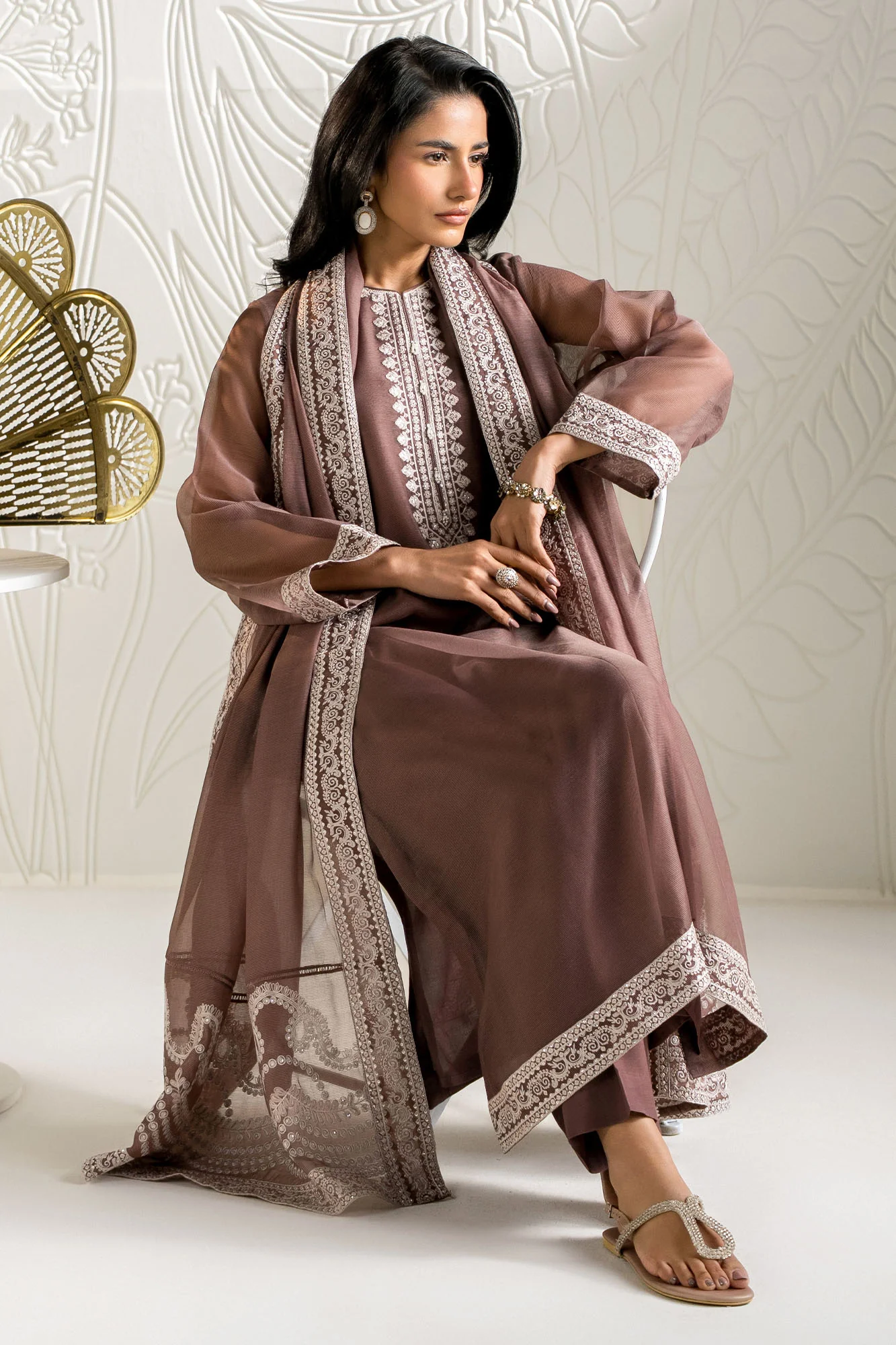 MULBERRY MIST-2PC (SHIRT & DUPATTA) - Image 2