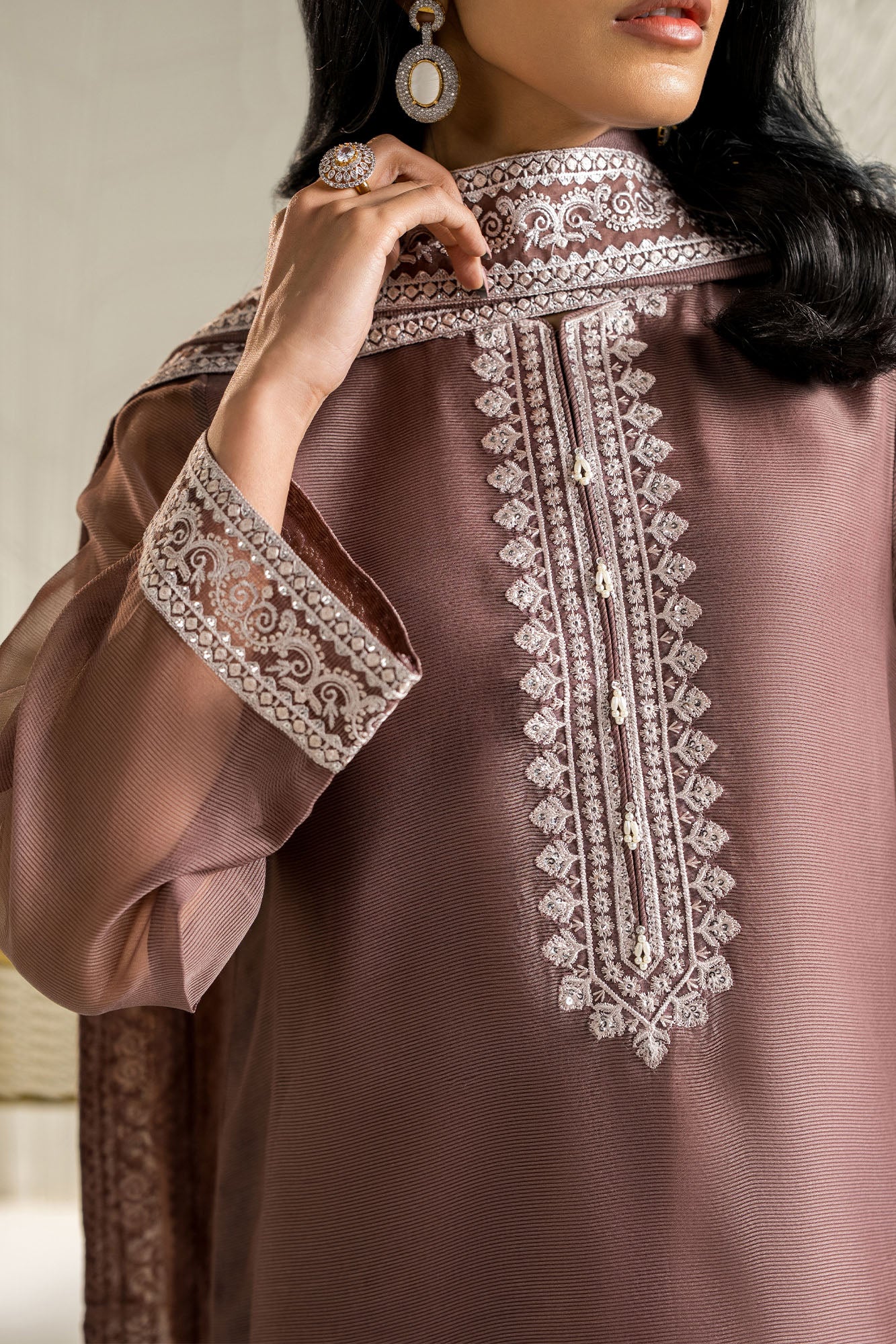 MULBERRY MIST-2PC (SHIRT & DUPATTA) - Image 3