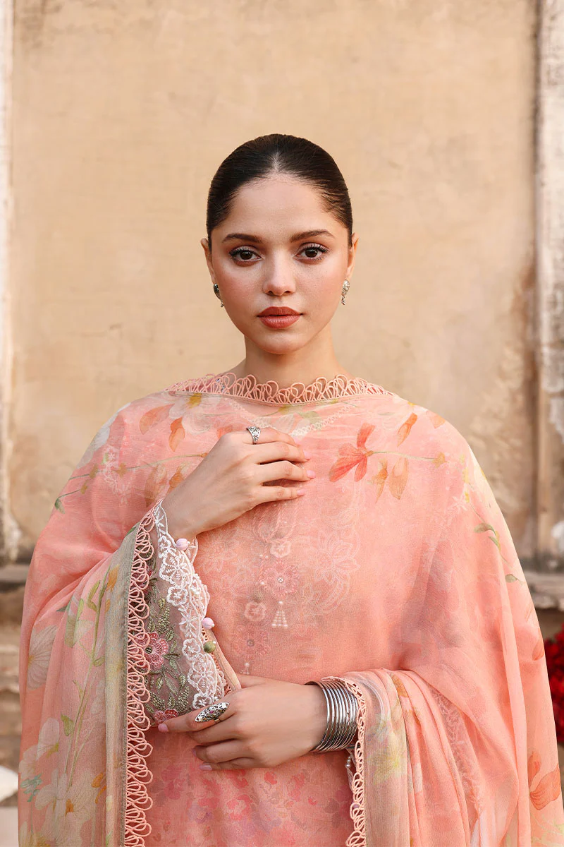 MUTED BLUSH-3PC PRINTED LAWN SUIT - Image 2