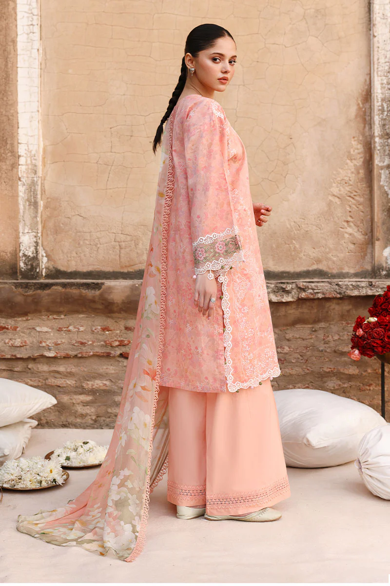 MUTED BLUSH-3PC PRINTED LAWN SUIT - Image 5