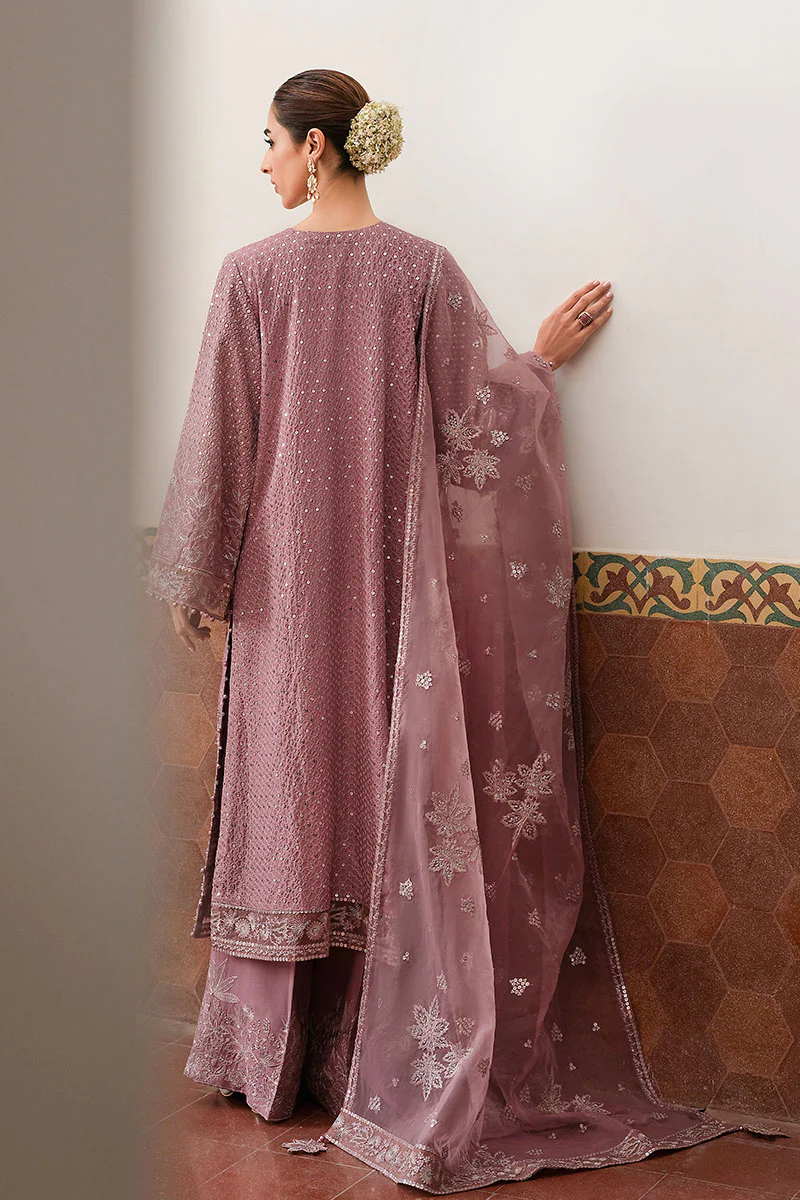 MYSTIC AMETHYST-3PC SILK EMBROIDERED PRET - Image 5