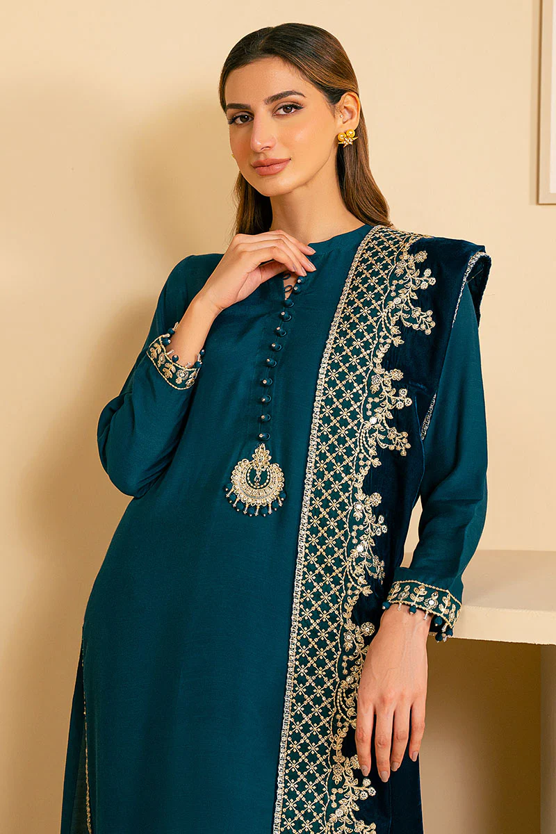 MYSTIC TIDE-2 PC (SHIRT & DUPATTA) - Image 4