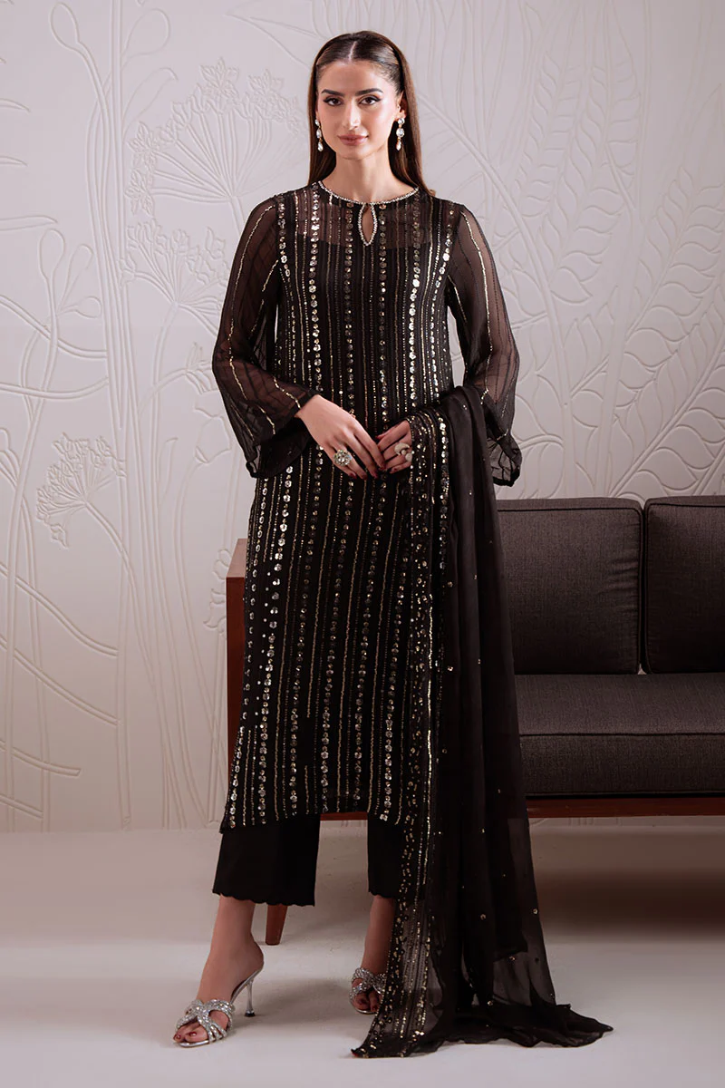 NOIR GLITTZ-2PC (SHIRT & DUPATTA) - Image 3