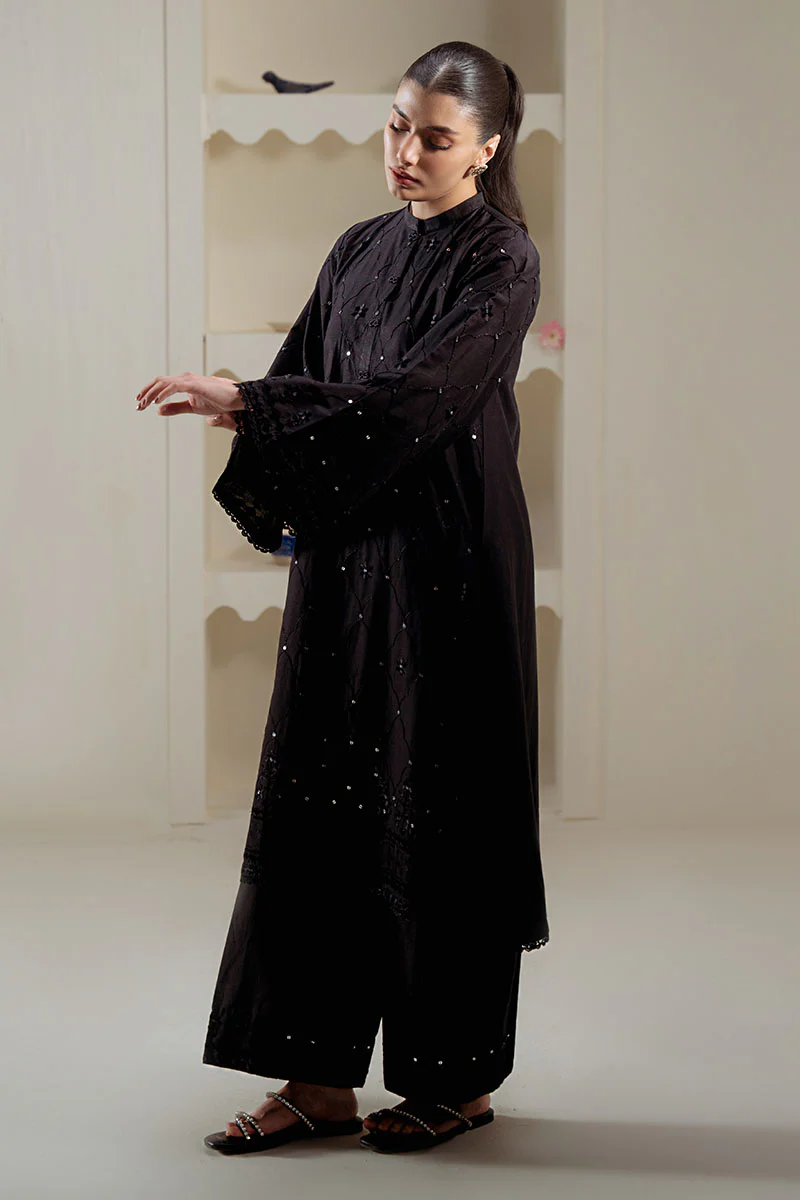 NOIR SPELL EMBROIDERED SHIRT - Image 5