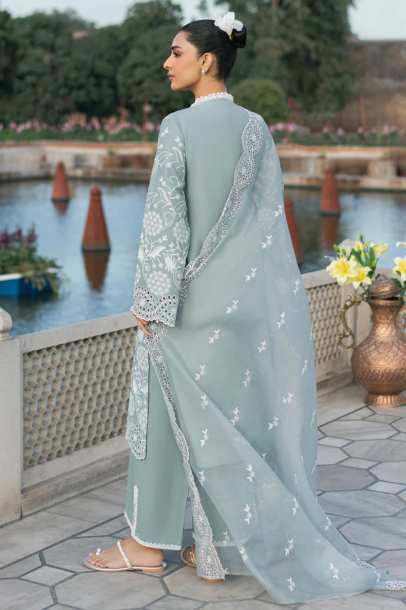 OCEAN SPRUCE-3PC CHIKANKARI SUIT - Image 7