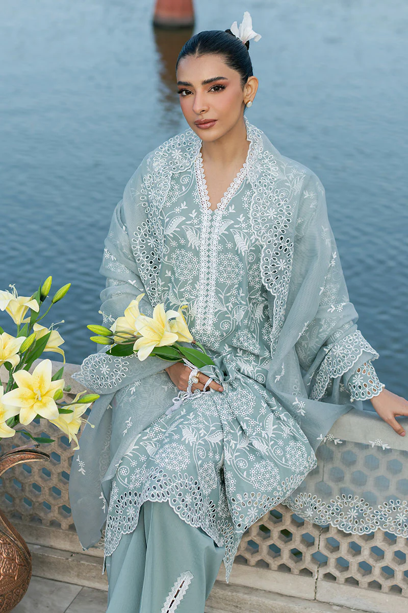 OCEAN SPRUCE-3PC (SHIRT, TROUSER & DUPATTA) - Image 4