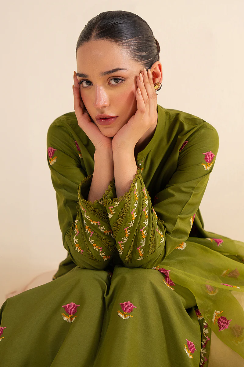 OLIVE BRANCH-2 PIECE (SHIRT & DUPATTA) - Image 5