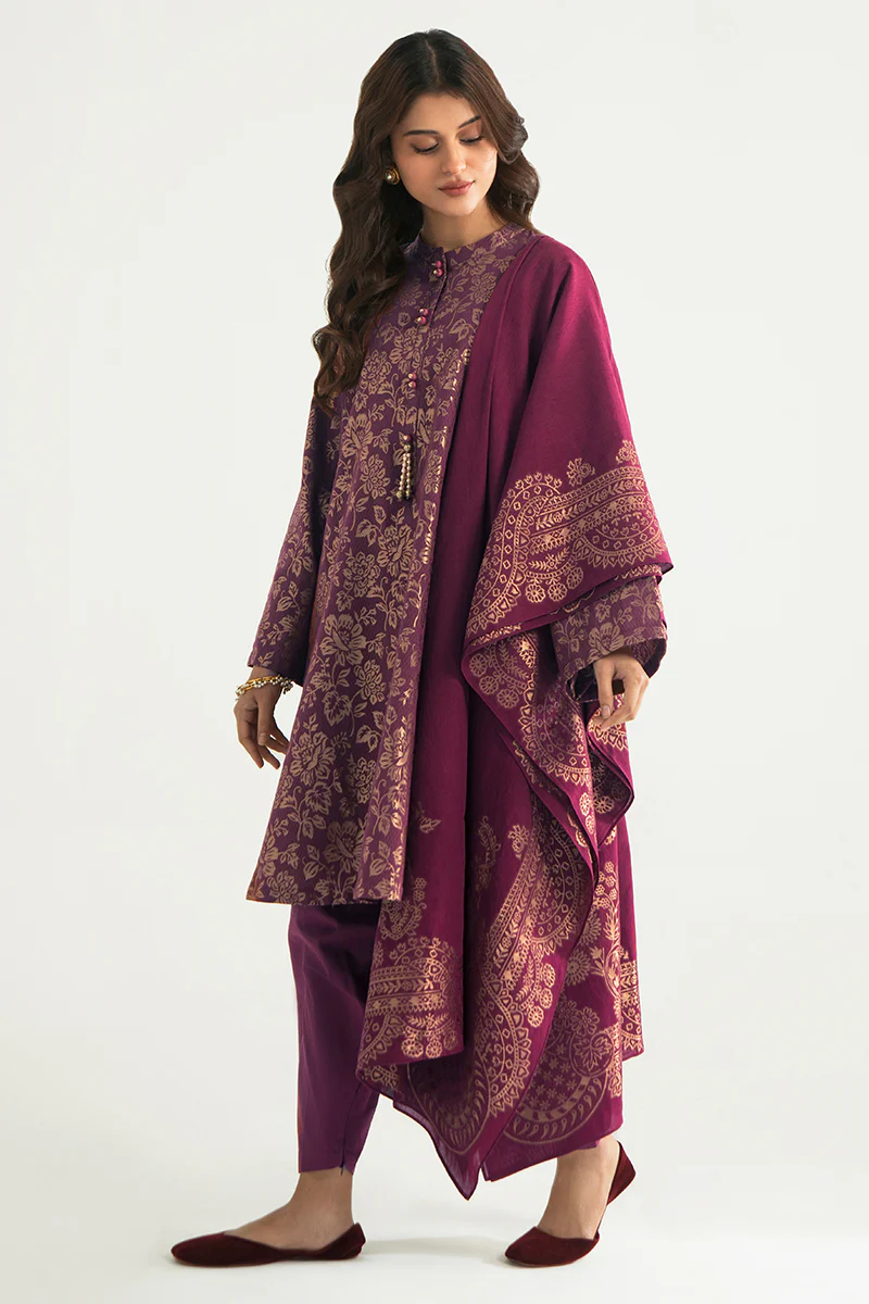 ORCHARD GLARE-A-3PC COTTON JACQUARD SUIT - Image 2