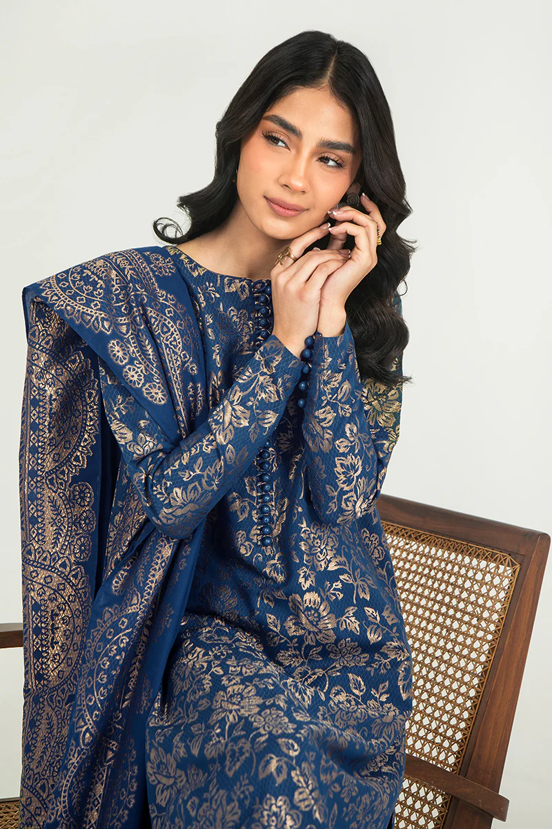 ORCHARD GLARE-B-3PC COTTON JACQUARD SUIT - Image 6
