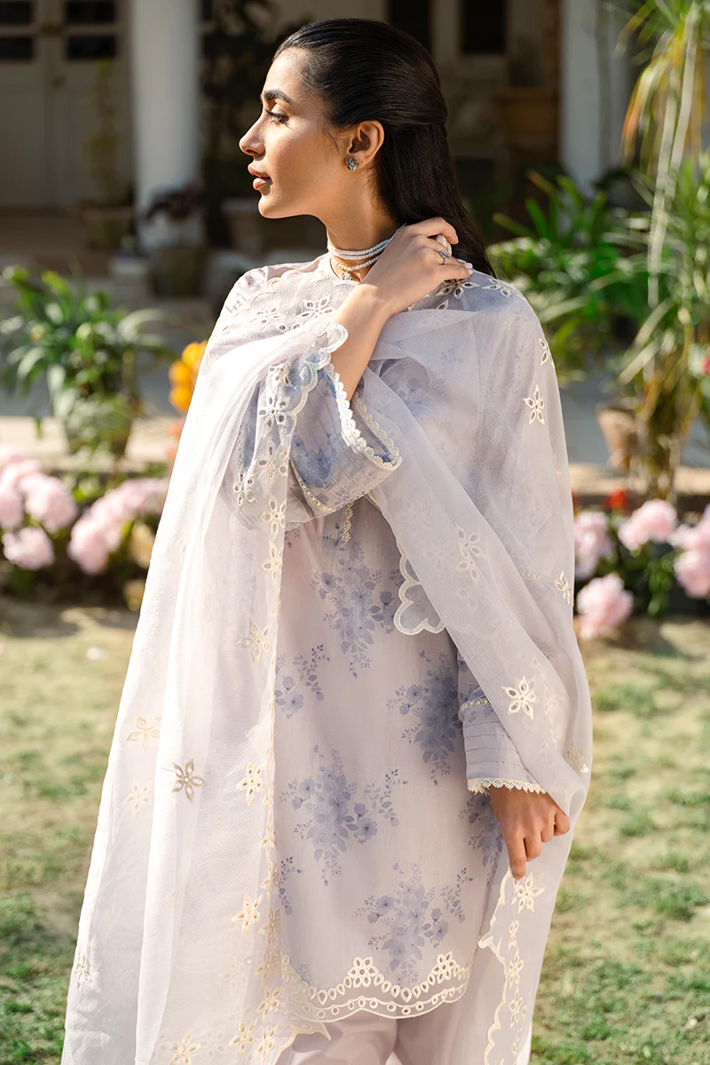 ORCHID ICE-3PC DIGITAL PRINTED LAWN SUIT - Image 3
