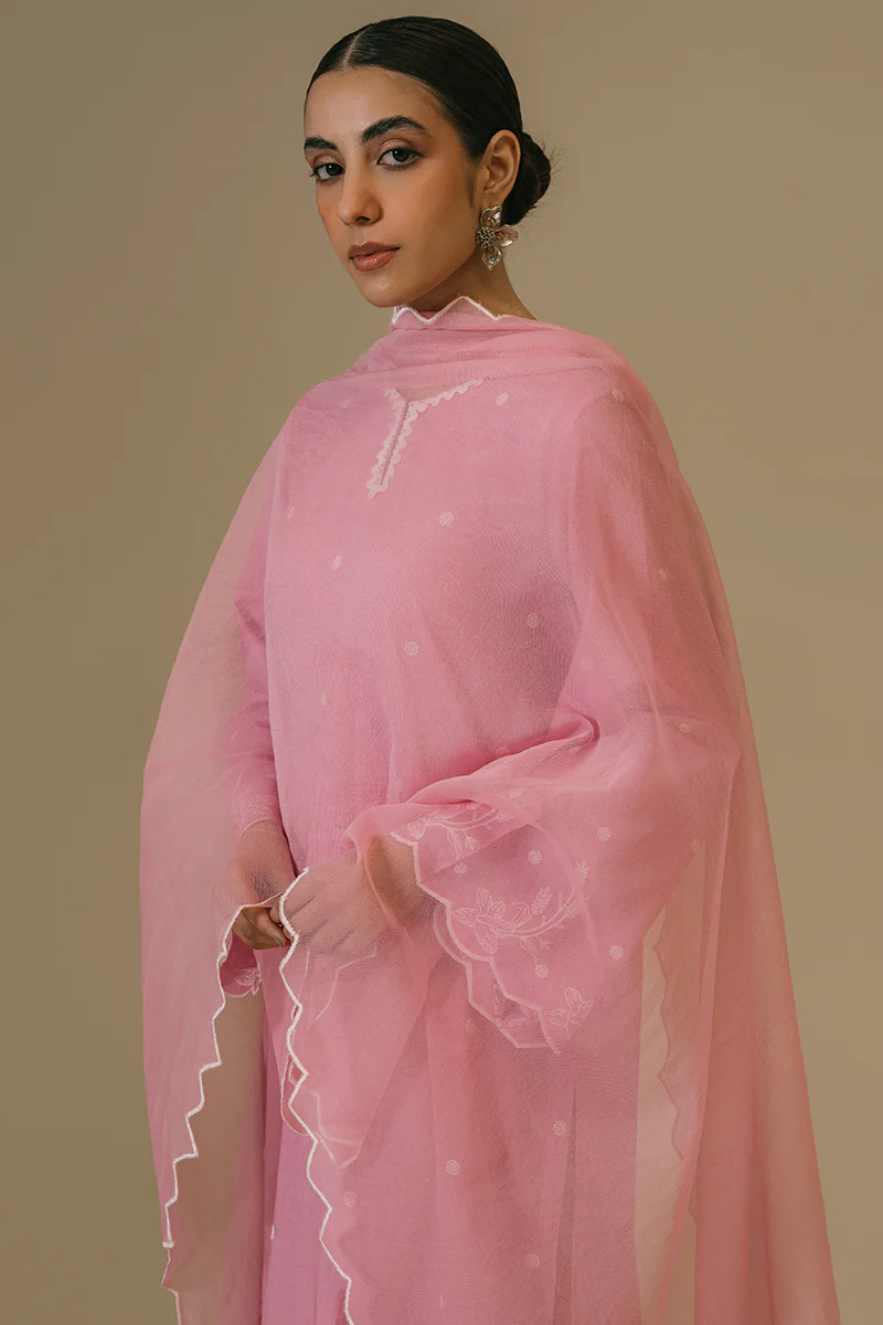 ORCHID PETAL-2 PIECE (SHIRT & DUPATTA) - Image 4