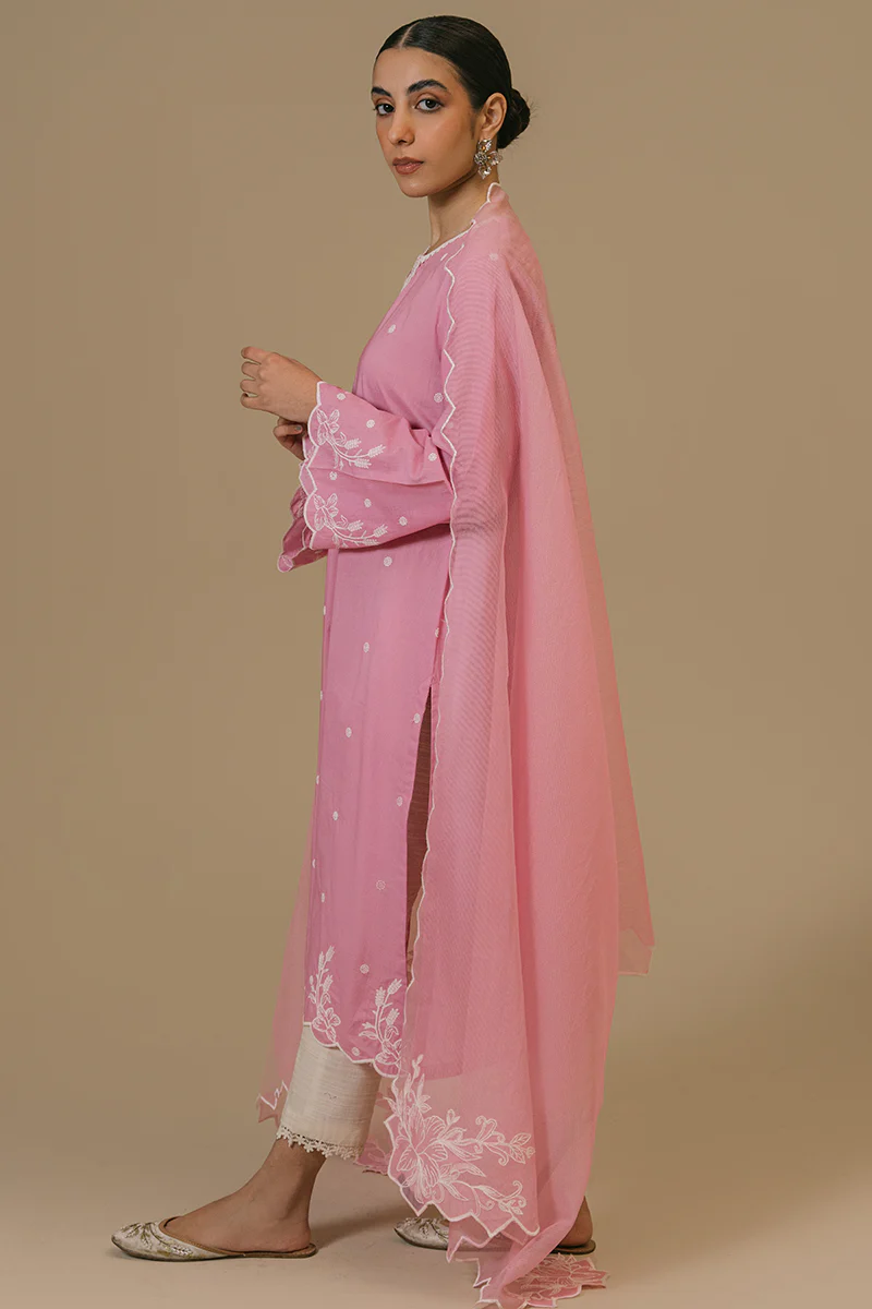 ORCHID PETAL-2 PIECE (SHIRT & DUPATTA) - Image 6