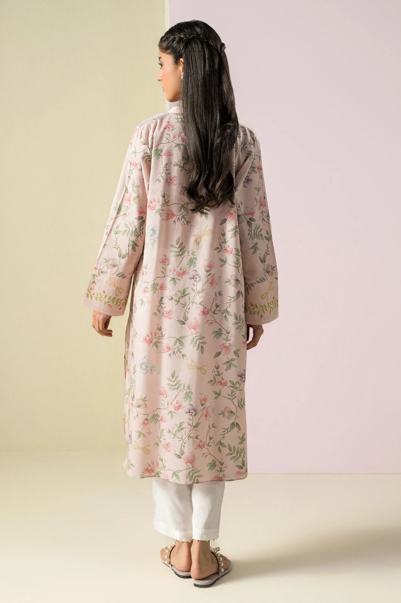 PALM HAZE PRINTED LAWN SHIRT - Image 6