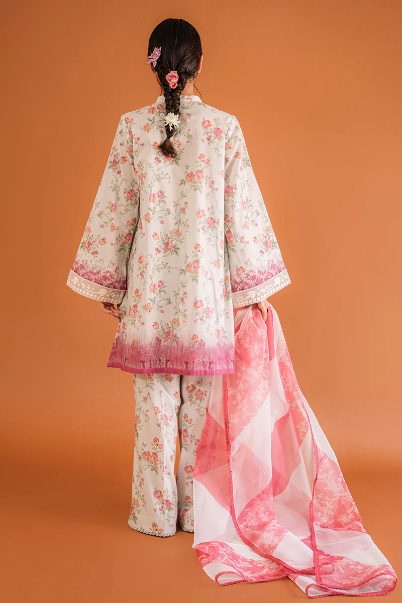 PARADISE GLAZE-3PC PRINTED LAWN SUIT - Image 3