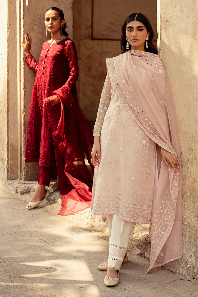 PEACH MANIA-2PC (SHIRT & DUPATTA) - Image 7
