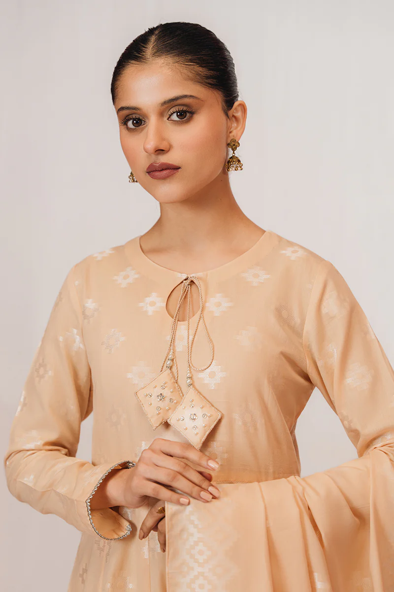 PEACH PARFAIT-3 PIECE JACQUARD SUIT - Image 2