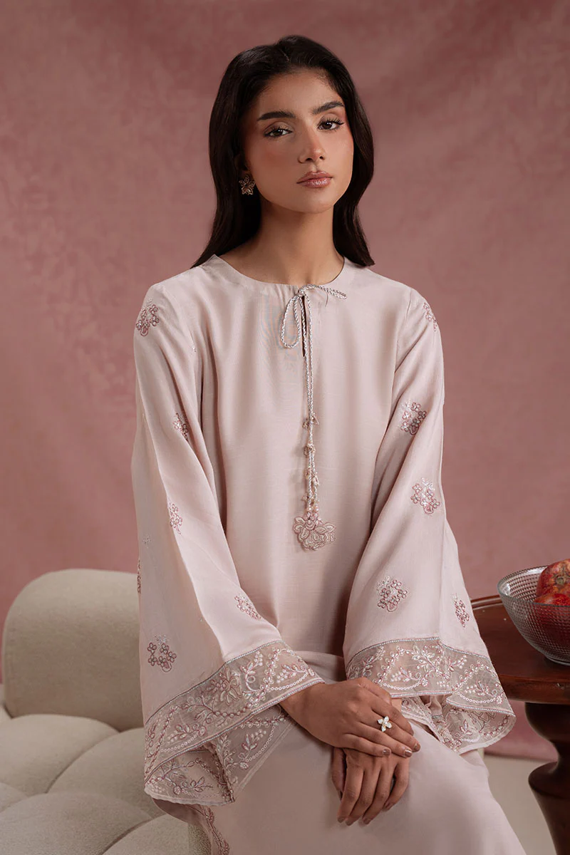 PEACH WHISPER-2PC (SHIRT & TROUSER) - Image 2