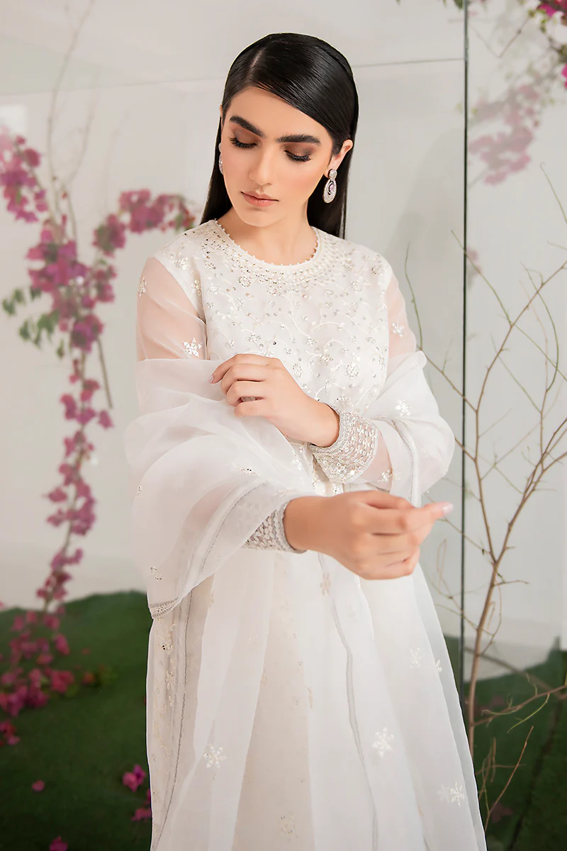 PEARL WHITE-2PC (SHIRT & DUPATTA) - Image 5