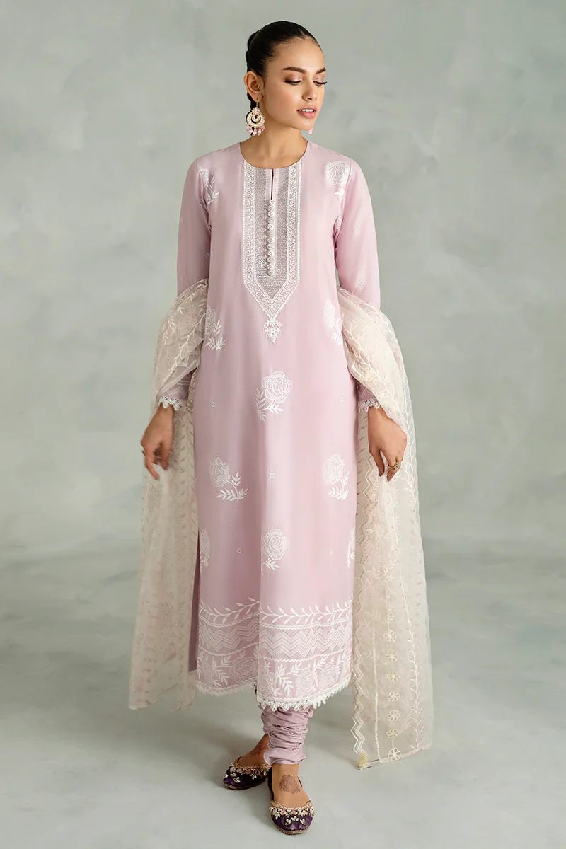 PERSE AURA-3PC EMBROIDERED LAWN SUIT - Image 3