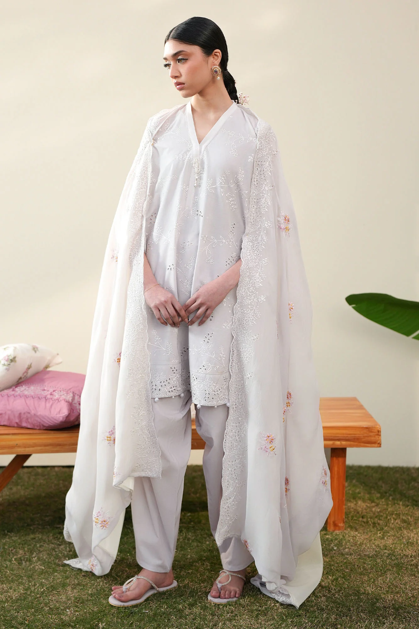 PERSIAN VIOLET-3PC EMBROIDERED LAWN SUIT
