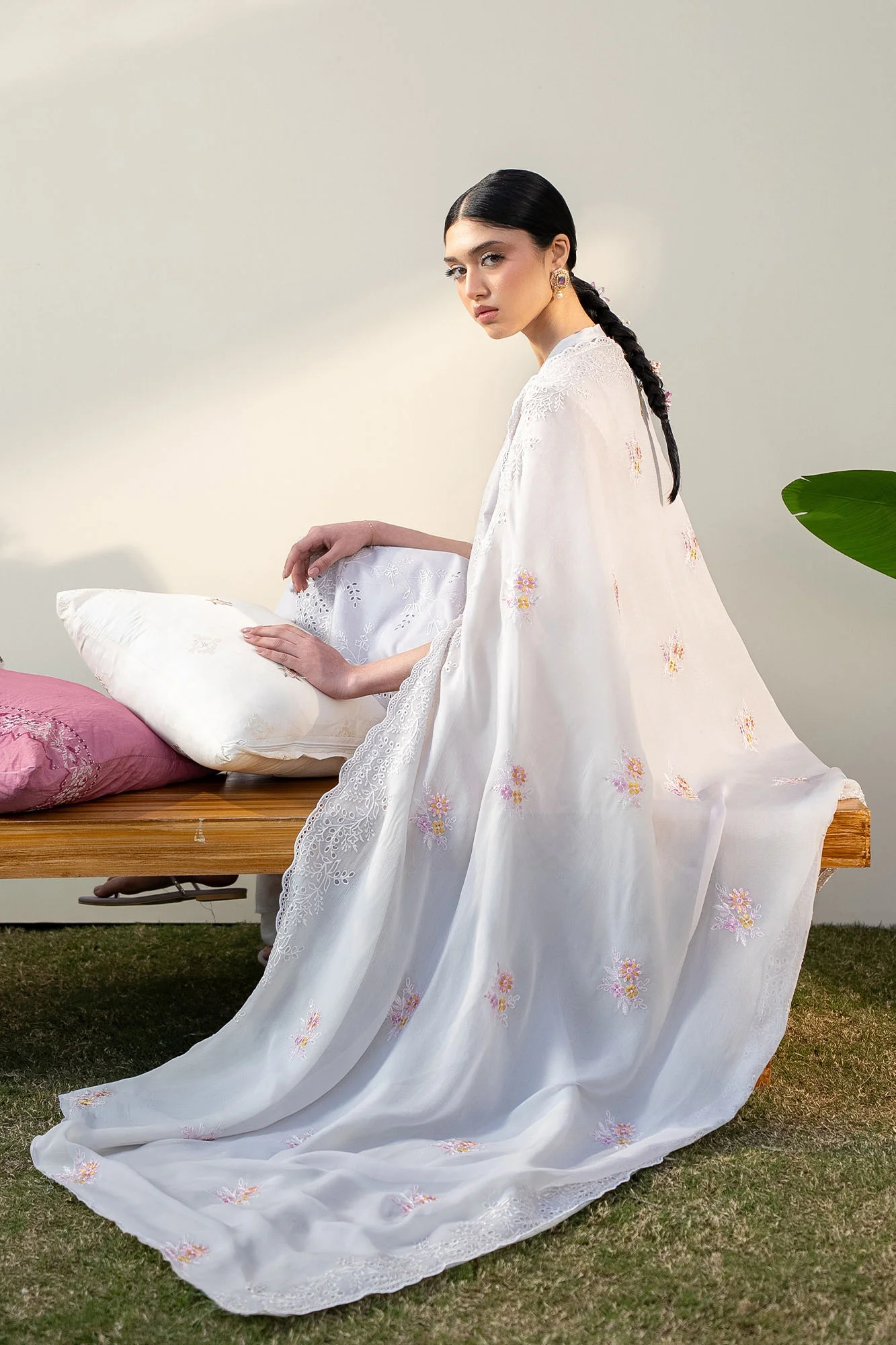 PERSIAN VIOLET-3PC EMBROIDERED LAWN SUIT - Image 4