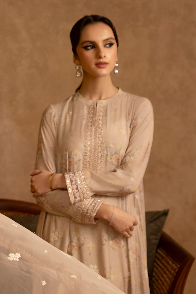 PETAL PINK-2 PIECE SILK EMBROIDERED SUIT - Image 4