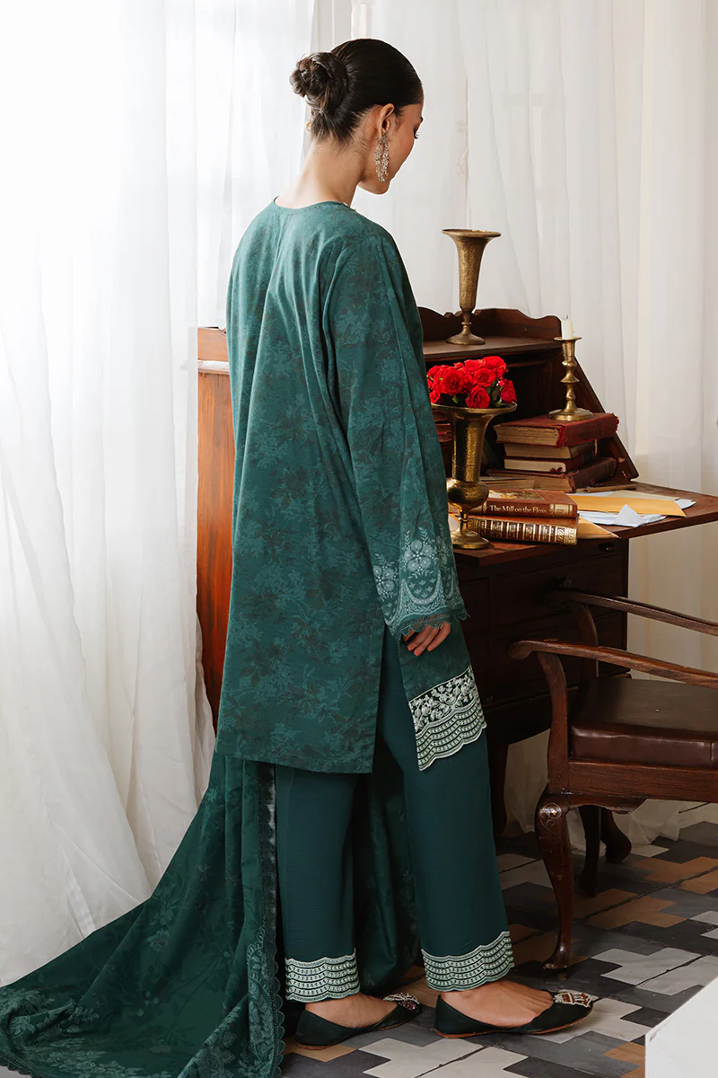 PINE FOREST-3PC KHADDAR PRINTED SUIT - Image 2