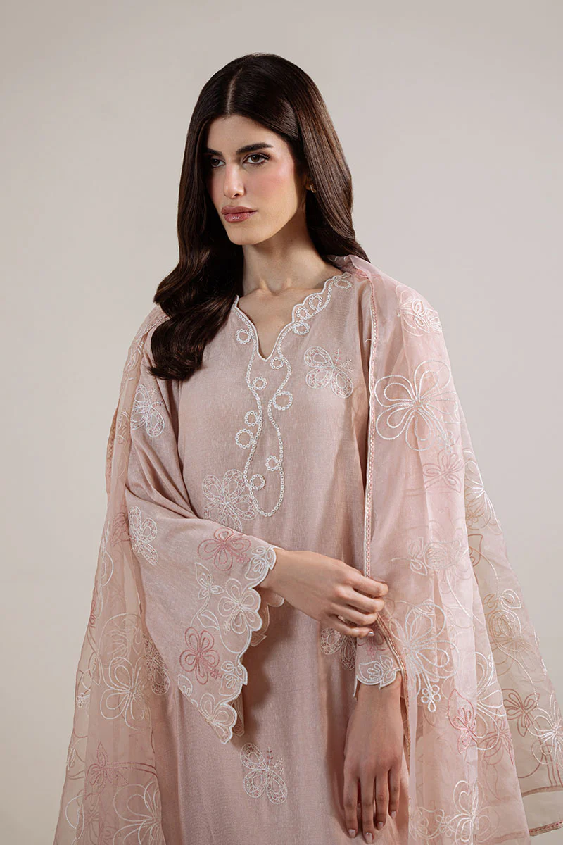 PINK SWIRL-2PC (SHIRT & DUPATTA) - Image 2